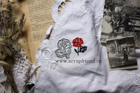 Набор ножей для вырубки Вышиванка - Роза, 3,5x4см, Scrapfriend