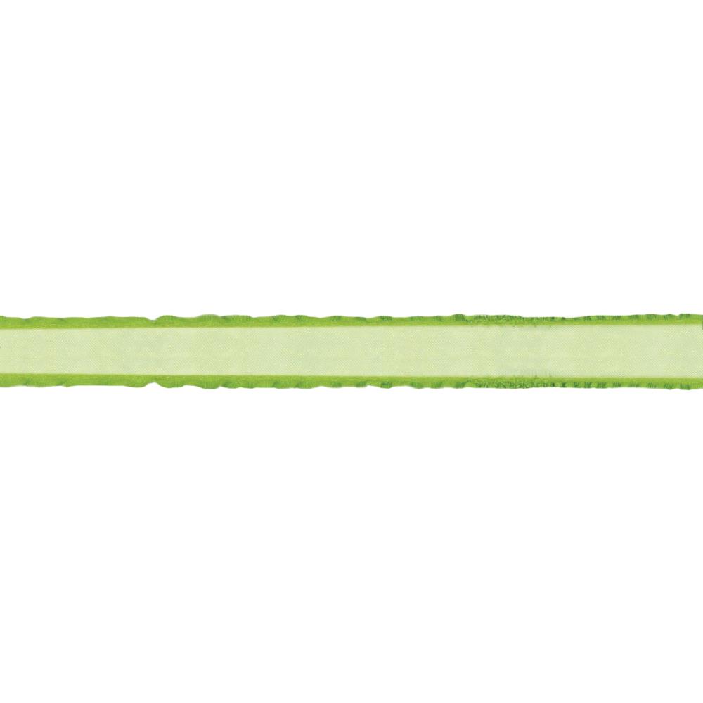 Лента May Arts  Sheer Ribbon Celery Green, Ширина 1,5 см, 1 ярд