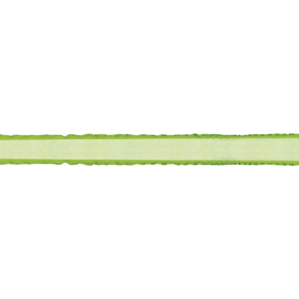 Лента May Arts  Sheer Ribbon Celery Green, Ширина 1,5 см, 1 ярд