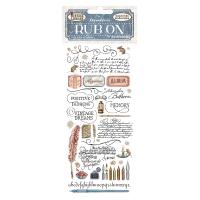 Натирки к коллекции VINTAGE LIBRARY от Stamperia,10х21, DFLRB25