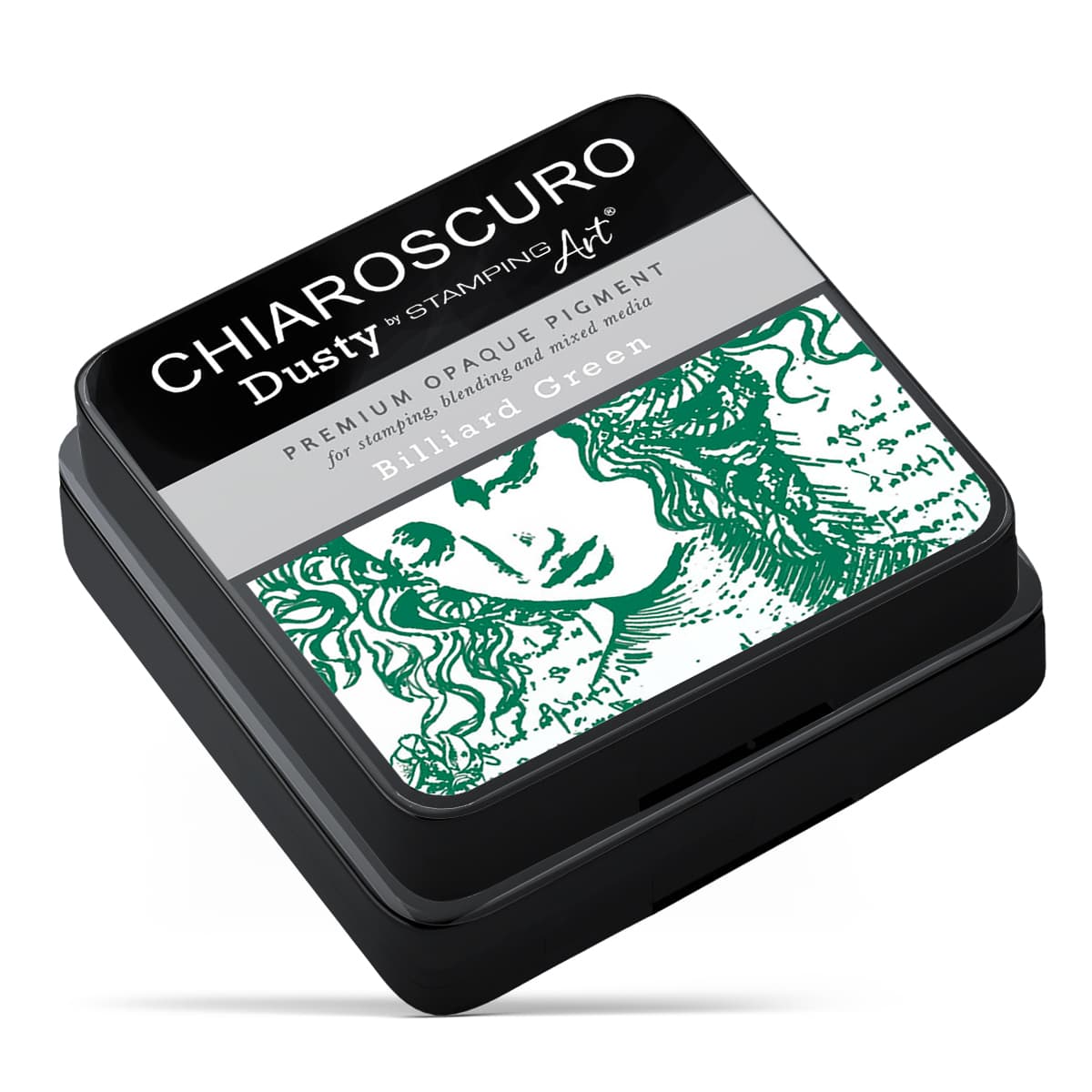 Водостойкие быстросохнущие непрозрачные чернила "Chiaroscuro" цвет Dusty Billiard Green, CiaoBella