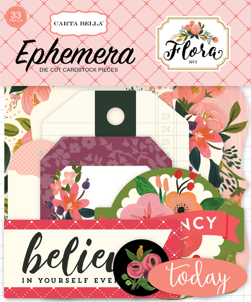 Набор высечек к коллекции FLORA No.1 от Carta Bella
