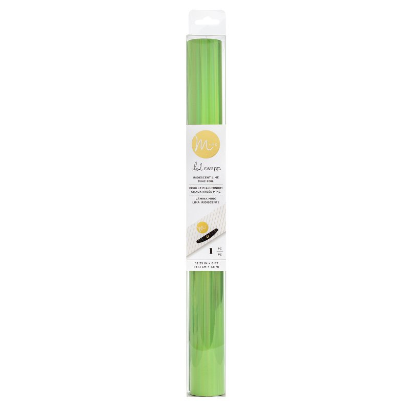 Фольга для MINC  - Iridescent Lime тонерочувствительная, радужный лайм, 31.12х152.4 см, 315271