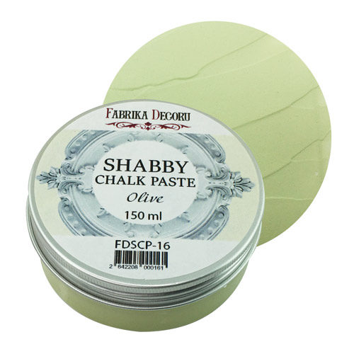 Меловая паста Shabby Chalk Paste Оливка 150 мл, от Fabrika Decoru