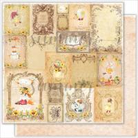 Лист двусторонней бумаги Warm memories к коллекции Autumn stories 30,5х30,5 см (190 г/м), от Summer Studio