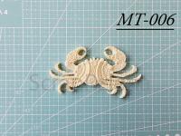 Отливка из пластика Краб большой фактурный, scrappelena_decor