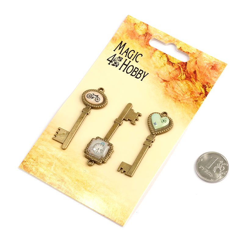 Ключи декоративные с эмалью, Magic 4 Hobby
