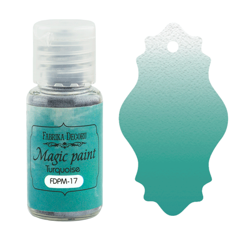 Сухая краска "Magic paint" цвет "Бирюзовый", 15мл