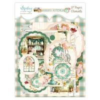 Высечки теги и конверты к коллекции Nana's Kitchen, 27 шт, 250 г/м2 от Mintay paper