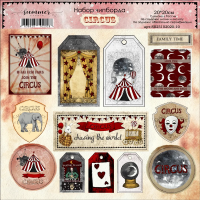 Набор чипборда "Circus", 20*20см, SS25102020-10, от Summer Studio