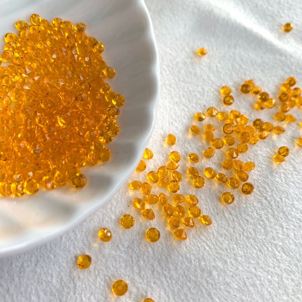 Камешки алмазики для шейкеров Апельсин 3 мм