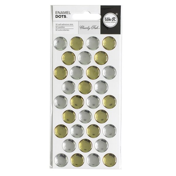 Эмалевые капли (дотсы) крупные Clearly Posh Enamel Stickers