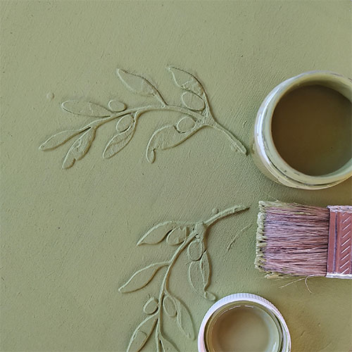 Меловая краска «Сушёная Оливка» 50мл., от Fractal Paint