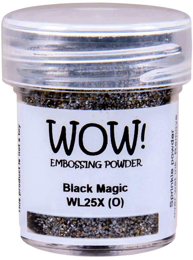 Пудра для эмбоссинга (специальные цветные смеси) "Black Magic" от WOW!, размер обычный