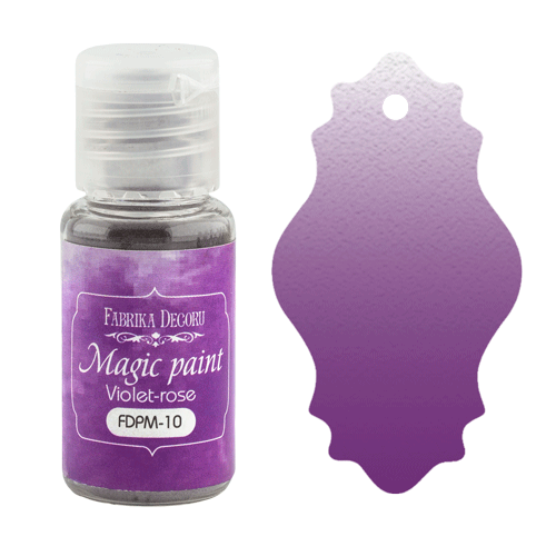 Сухая краска "Magic paint" цвет "Фиолетово-розовый", 15мл