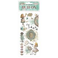 Бронь. Товар в пути! Натирки ALICE IN WONDERLAND к коллекции ALICE  FOREVER от Stamperia,10х21, DFLRB23
