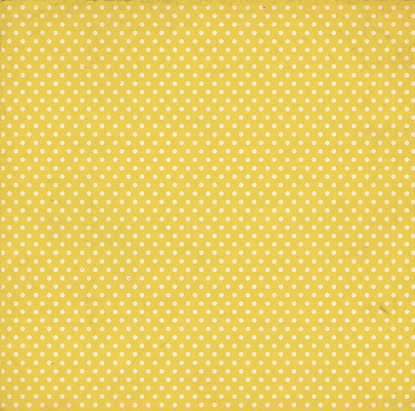 Лист односторонней бумаги Желтый горох коллекция Сладко от Mona Design