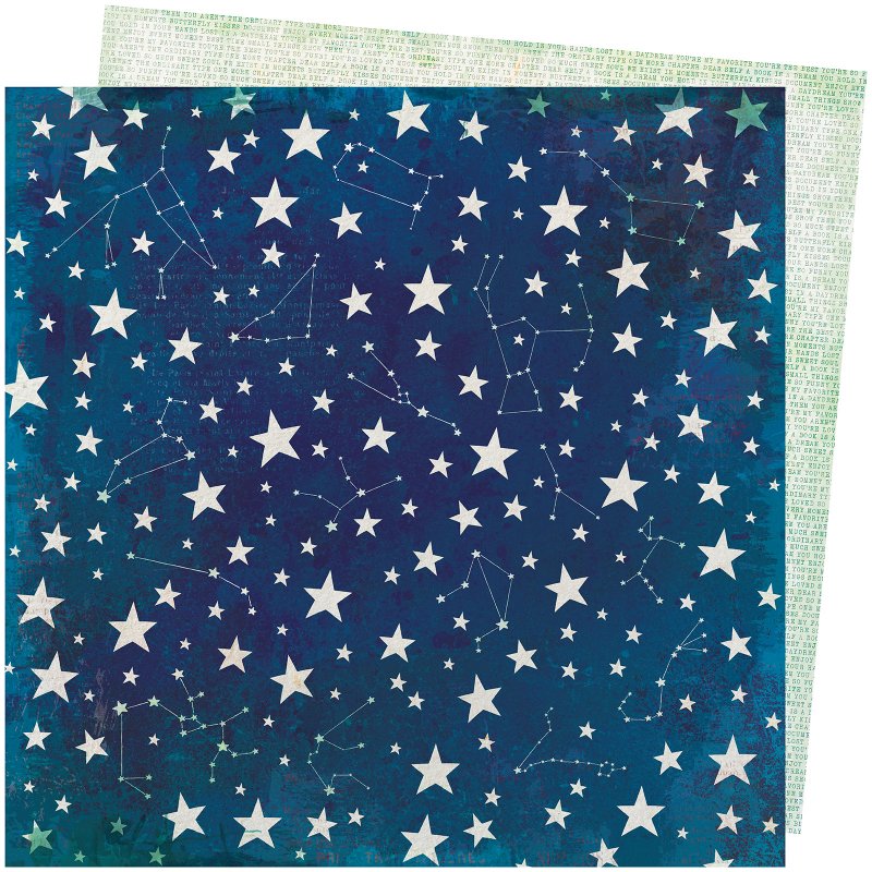 Лист двусторонней бумаги Stardust, коллекция Storyteller от Vicki Boutin, 30,5х30,5
