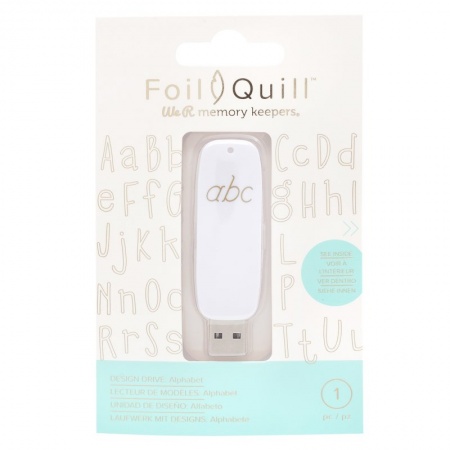 Флешка USB с дизайнами для Foil Quill - Alphabet (200 дизайнов), от WRMK