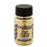 Акриловая краска Cadence Dora Metallic Paint, 50 мл Rich Gold-136