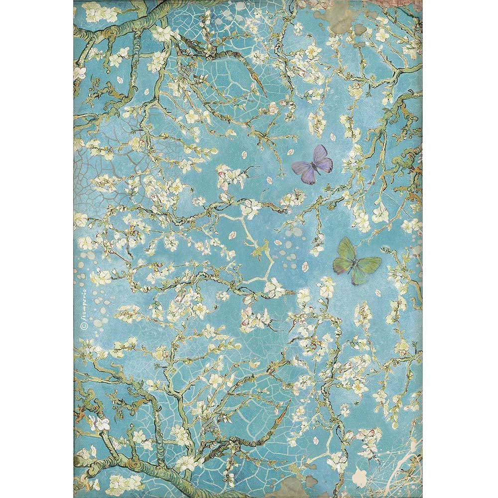 Рисовая бумага А4 к коллекции Atelier от Stamperia, DFSA4546