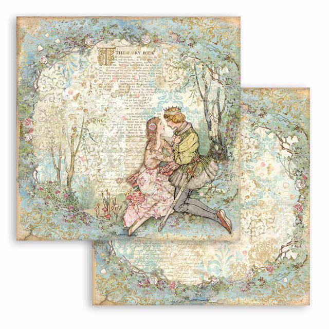Лист двусторонней бумаги к коллекции Sleeping Beauty, 30,5х30,5 см, от Stamperia, SBB795