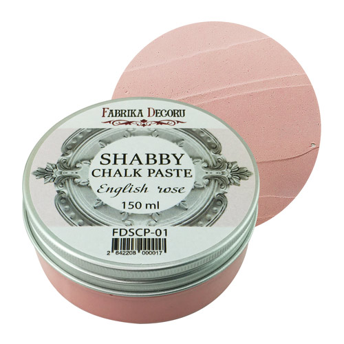 Меловая паста Shabby Chalk Paste Английская роза 150 мл, от Fabrika Decoru