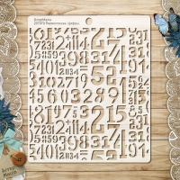 Трафарет Первоклашка. Цифры от Craftstory и ScrapMania, 207979