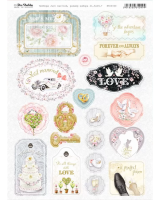 Набор чипборда  Just Married, Bee Shabby