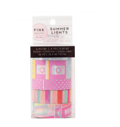 Набор декоративных скотчей Summer Lights от PINK PAISLEE