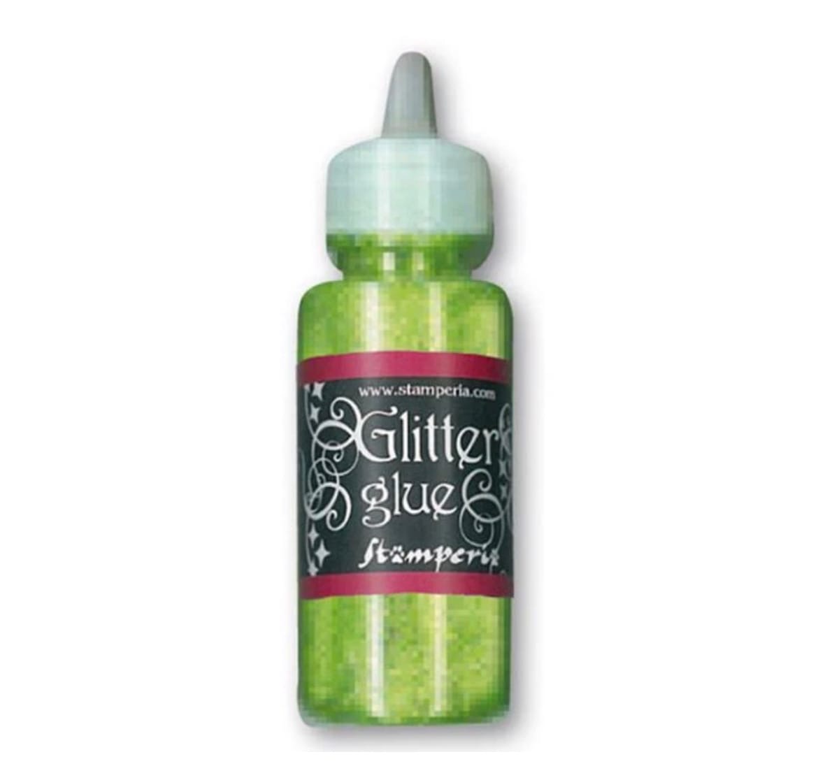 Глиттерный клей от Stamperia, Green Emerald, 40 гр, DC14Q