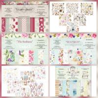 Набор (Cет) №2 из 6 наборов бумаги Summer Studio (Саммер Студио) 20x20 см