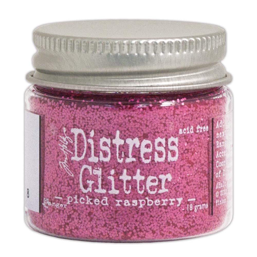 Дистресс глиттер Tim Holtz Distress Glitter  Цвет Picked Raspberry