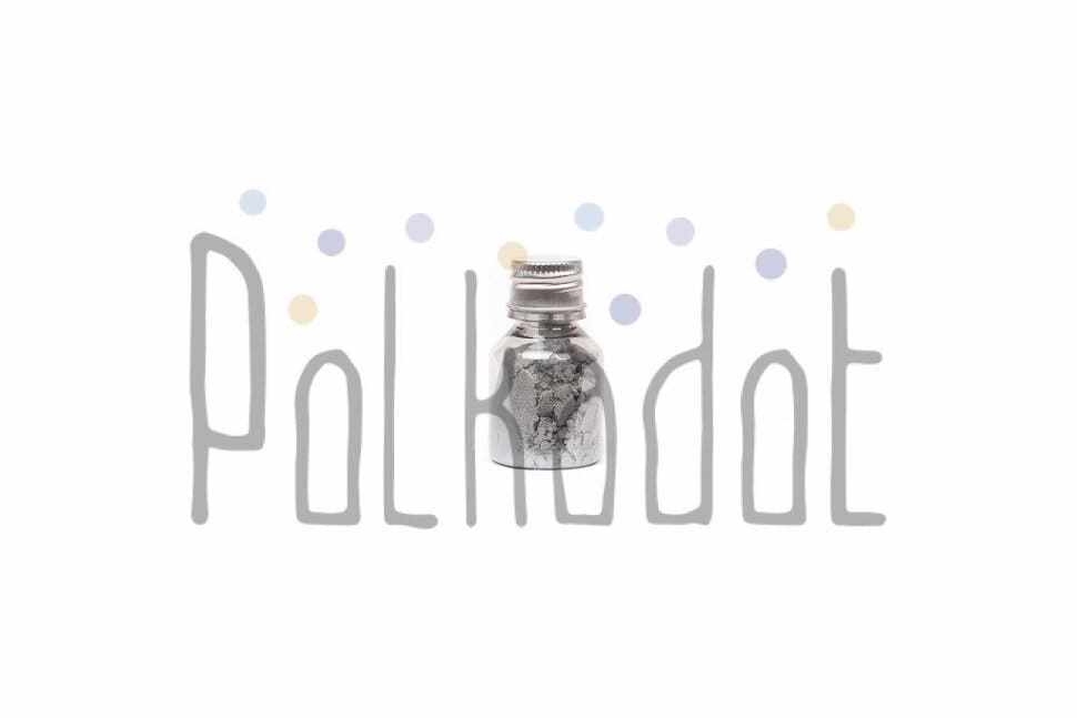 Перламутровая пудра Античное Серебро от Polkadot