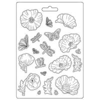 Молд тонкий А5 к коллекции SUNFLOWER ART от Stamperia, K3PTA5649