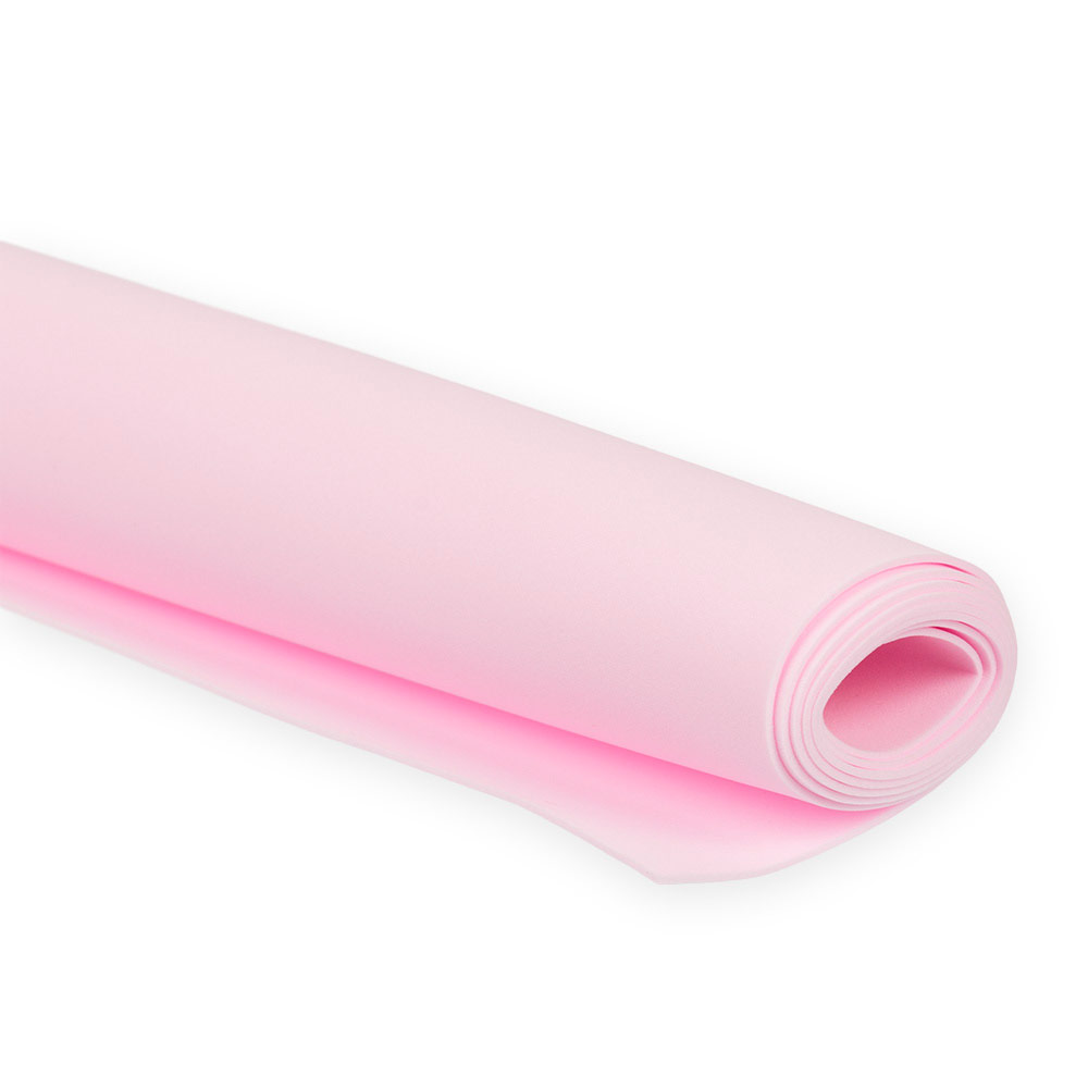 Фоамиран (Пластичная замша) 1 мм 60 x 70 см ± 3 см, цвет 13 Светло-розовый