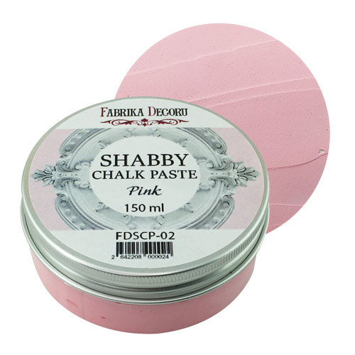 Меловая паста Shabby Chalk Paste Розовая 150 мл, от Fabrika Decoru