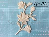 Отливка из пластика Ветка магнолии, scrappelena_decor