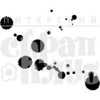 Фотополимерный штамп "Клякса №3", от Питерского Скрапклуба