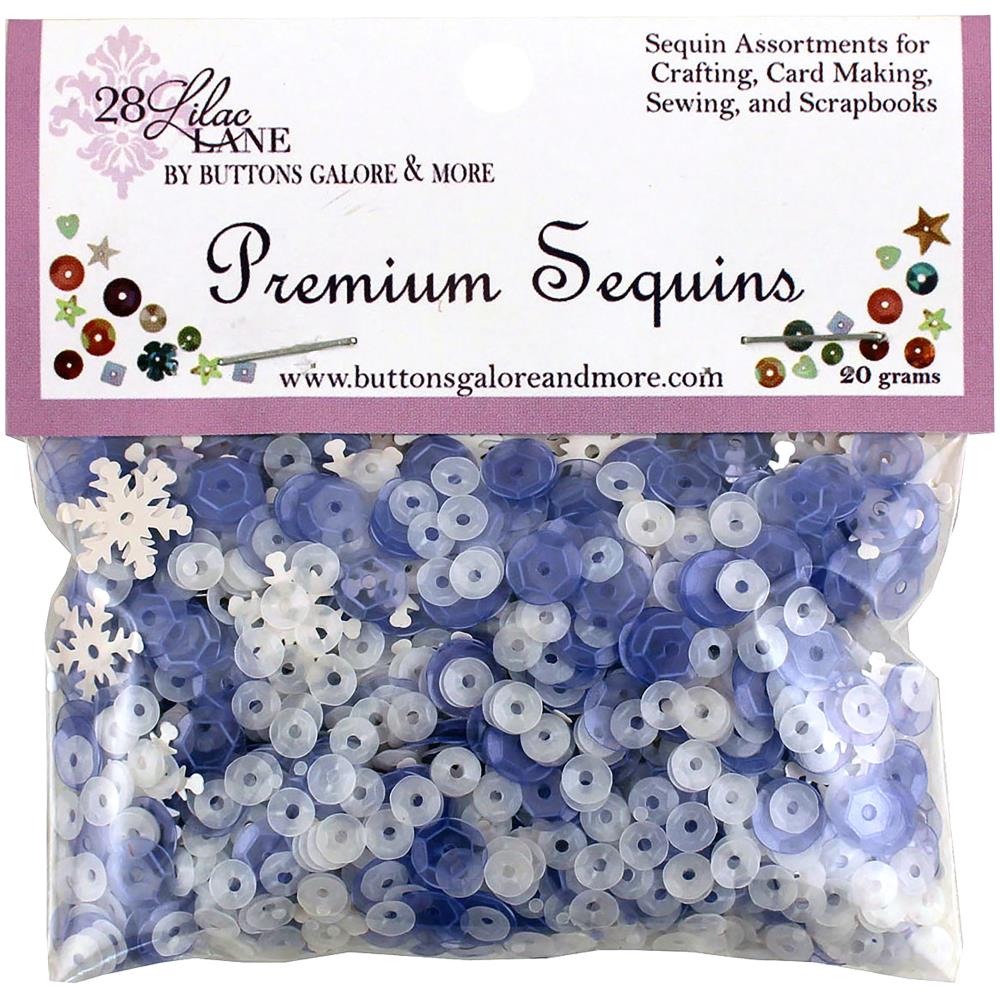 Микс пайеток в пакетике - 20 грамм - 28 Lilac Lane Premium Sequins 20g - Snowflake