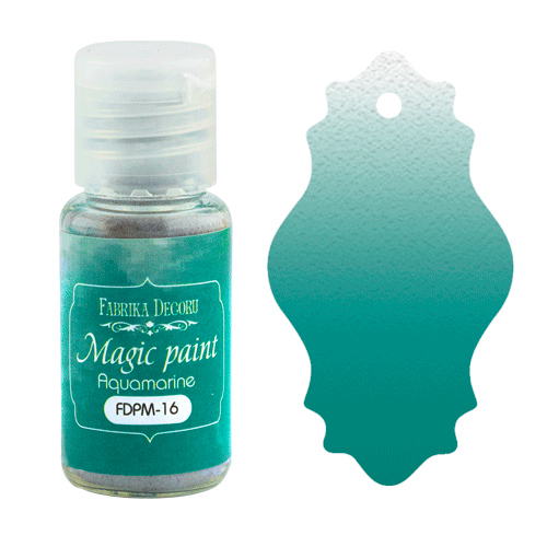 Сухая краска "Magic paint" цвет "Аквамарин", 15мл