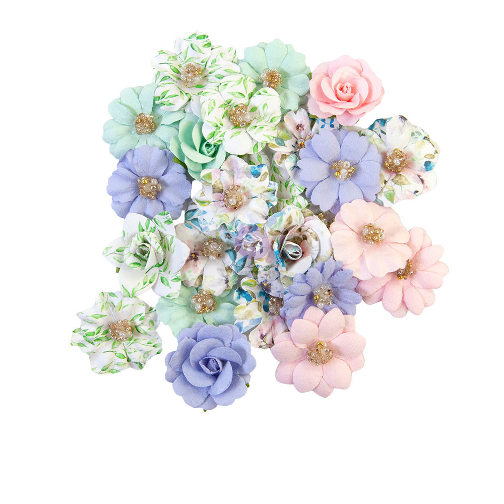 Набор цветов Watercolor Floral Collection - Tiny Colors (24 pcs), от Prima Marketing