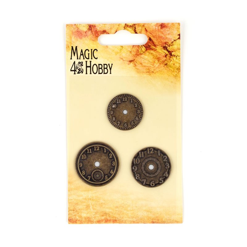 Декоративные элементы металлические Циферблаты-1, Magic 4 Hobby