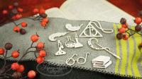 Чипборд Волшебные предметы 1, коллекция Гарри Поттер, Goldenchip