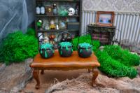 Миниатюра из полимерной глины Котел с зельем маленький 22*28 мм, от ЮGartShop