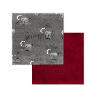 10 шт! Лист двусторонней бумаги "Magic tricks" 250гр,30,5*30,5см, SS10122020-3