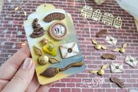 Миниатюра из полимерной глины Набор Гарри Поттер 7 шт, от ЮGartShop