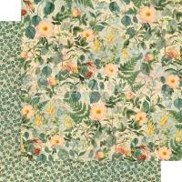 Лист двусторонней бумаги "Be Beautiful" из коллекции "Woodland Friends", 30,5х30,5 см, от Graphic 45