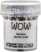 Пудра для эмбоссинга (специальные цветные смеси) Obsidian от WOW!