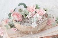 Набор цветов ПЕРСИКОВЫЙ САД, 15 шт, от ME Flowers